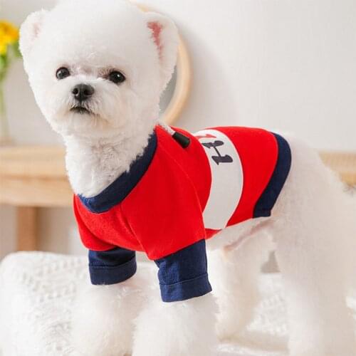 Dog Clothes Soft Letters Printed Summer/Spring Quality Breathable T-shirt Pet Cat Vest Cotton Dog T-Shirt For Small Medium Dogs