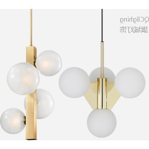 Chandelier ceiling industrial light fixture glass for kitchen ventilador de techo lampes suspendues nordic decoration home