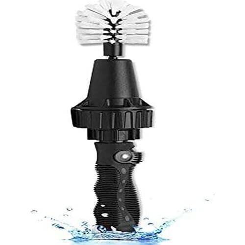 Automobile Tire Cleaning Brush Hydraulic Drive Rotary Brush Automobile Tire Hydraulic Cleaning Brush Handheld Pet Cleaning Brush