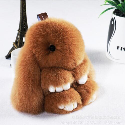 14cm kawaii Plush Keychain Cute Mini Simulation Easter Bunny Soft Stuffed Animal Toys Easter Rabbit Doll Plush toys for children