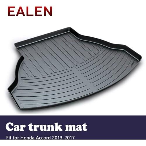 EALEN For Honda Accord 2013 2014 2015 2016 2017 Waterproof Boot Liner Anti-slip mat Accessories 1Set Car Cargo rear trunk mat