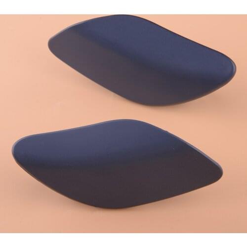 1 Pair ABS Unpainted Car Front Left&Right Headlight Washer Nozzle Cover Cap Fit For Porsche Cayenne Turbo GTS 2008 2009 2010