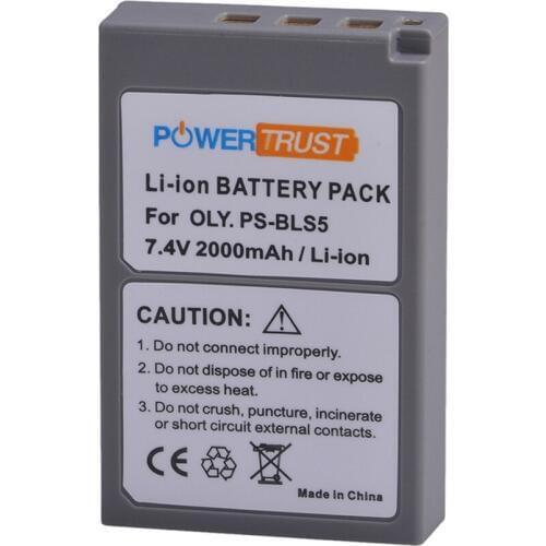 1x 2000mAh PS-BLS5 BLS-5 BLS5 BLS50 Replacement Li-ion Battery for Olympus PEN E-PL2,E-PL5,E-PL6,E-PL7,E-PM2,E-M10,E-M10 II