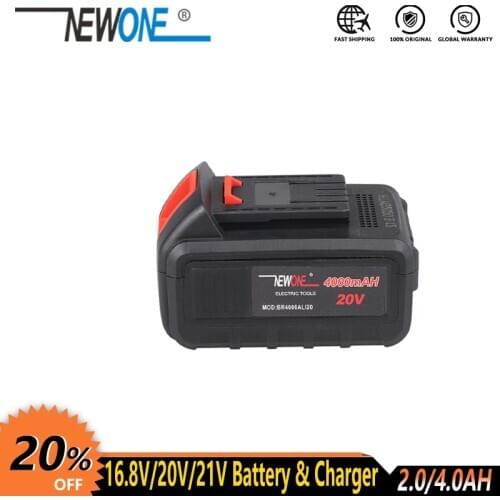 16.8V/20V cordless 2.0/4.0Ah Lithium Battery and charger for 16.8V/20V Pruning shear chainsaw and brushless angle grinder