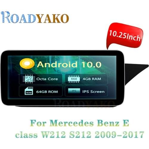 10.25'' Android 10.0 Car Navigation GPS player Autoradio For Mercedes Benz E class 2015-2016 RHD Stereo 2Din Car Radio магнитола