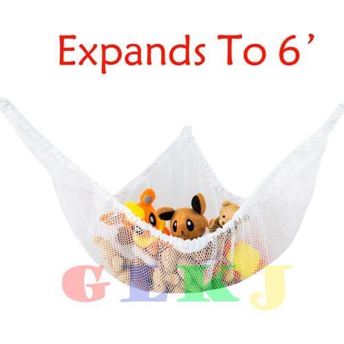 S-XL Useful Large JUMBO Deluxe Pet Organize Children Baby Corner Stuffed Animals Toys Hammock Net Hanging Organizers