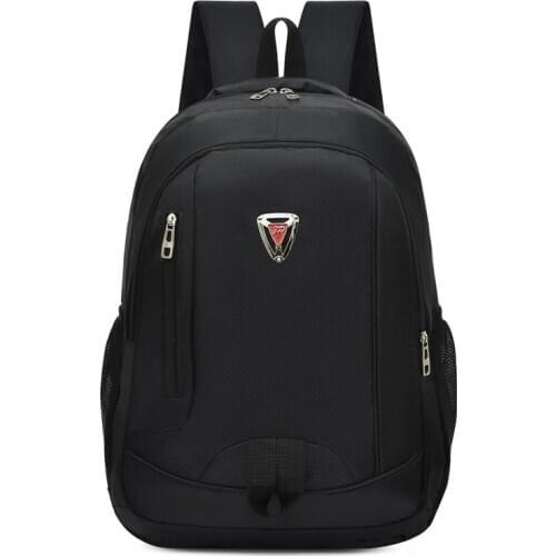 Korean Business Leisure Trip Double-Shoulder Backpacks Mens And Womens Large Simple Computer Bags Novelty Anti Theft Satchels