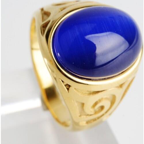 Fashion Simple oval Stone Charm Wedding Rings for Women Made From Stainless Steel Party Jewelry Custom Made Accepted