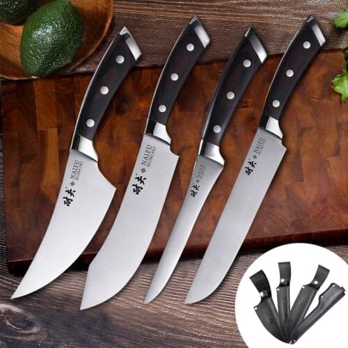 Chef Knife Set Stainless Steel Boning Knife Slaughterhouse Butchers Knife Meat Cleaver Sharp Kitchen Knife Slicing Knife