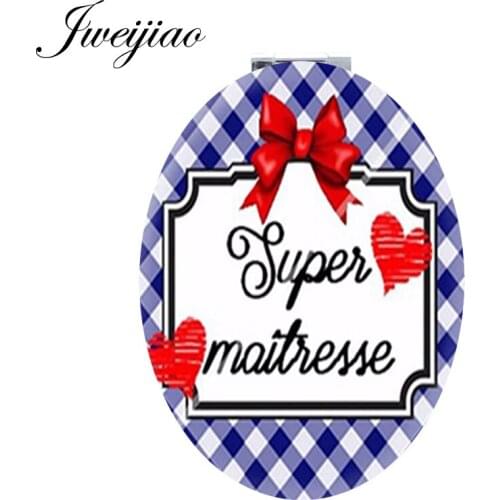 Youhaken Merci Maitresse small mirrors Super Maitresse Oval Health Tools Beauty Vanity mirror Accessories for femme party CT261