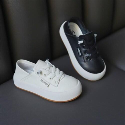 2021 spring and autumn new childrens casual shoes students small white shoes antiskid soft soled shoes for boys and girls