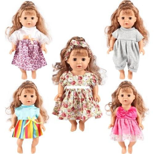 Doll Clothes For 13-14-15 Inch Baby Born Doll Clothing, Baby Doll Clothes Dress Oufit Handmade Girl Christmas And Birthday Gifts