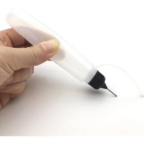 1pcs 30ml Pen Style Plastic Dropper Bottle With Metal Needle Cap Empty E-liquid Vail Free Shipping