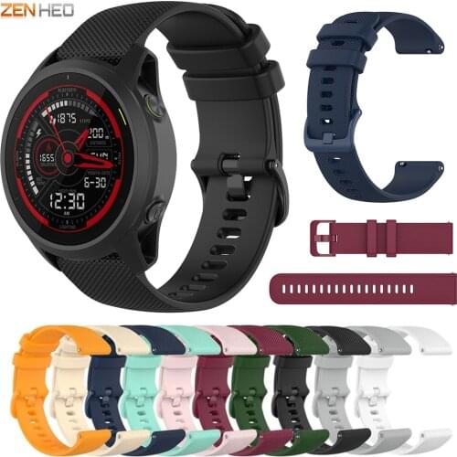 22mm Silicone Watchband Strap For Garmin Forerunner 745 Smart Watch Band
