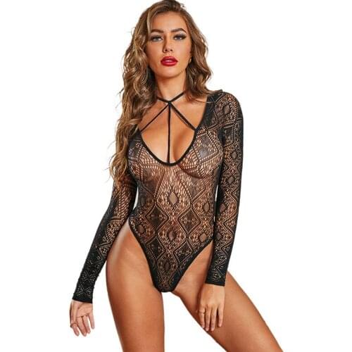 Sexy Lingerie For Sex Woman Porno Lingerie Erotic Hollow Underwear Bobysuit Female Erotic costume Dress Mujer Sexi Exotic 2021