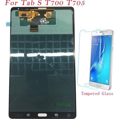 Test Tablet LCDs For Samsung Galaxy Tab S 8.4 T700 T705 SM-T700 SM-T705 LCD Display Touch Screen Digitizer Frame Assembly Repair