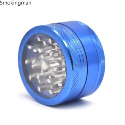 Three-layer zinc alloy grinder diameter 56mm grinder herb grinder Tobacco grinder weed accessories
