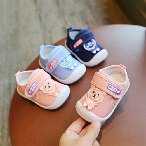 Hot 0-2 years old Soft sole baby Toddler shoes Fashion Breathable Light bottom non-slip shoes boys girls Breathable net shoes