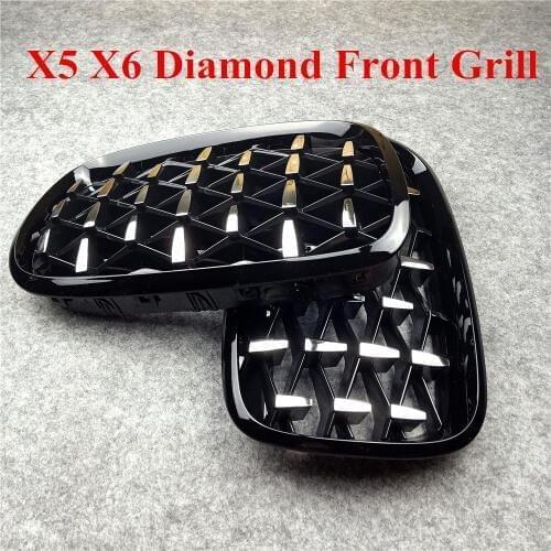 Top Quality A Pair Kidney Grill Racing Grille For Bmw F10 F18 F30 F35 G30 G38 X1 X3 X4 X5 X6 Car Tuning Front Grills