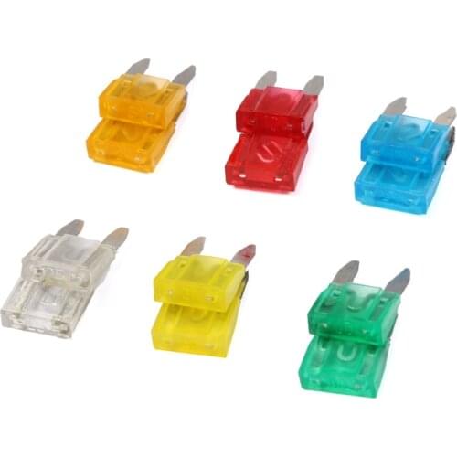 7/30/35/60Pcs Standard Car Fuse Zinc Alloy Small-sized Blade Fuse for Auto Truck Motorcycle Accessories Assortment Kit