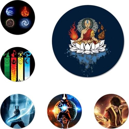 Avatar the Last Airbender Icons Pins Badge Decoration Brooches Metal Badges For Clothes Backpack Decoration 58mm