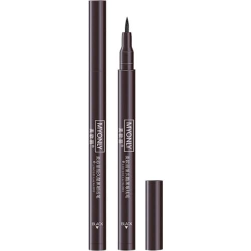 MYONLY Black Eyeliner Quick-Dry Waterproof Professional Liquid Eye Liner Pen Long-Lasting Not Blooming Smooth Makeup Tool Pencil