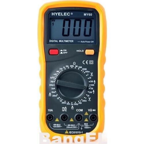 Digital Multimeter AC/DC Current Voltage Resistance Tester Professional Ammeter Multitester