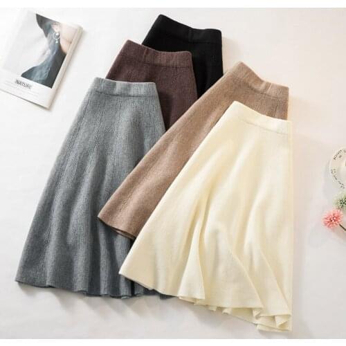 FTLZZ Women's Knitted Skirts