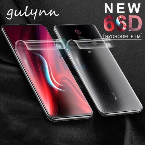Front & Back Hydrogel Film Screen Protector For Xiaomi Redmi 7A 8A Note 9 9S 8 7 6 5 Pro 66D Soft Full Cover For Mi 9T A3 8 Lite
