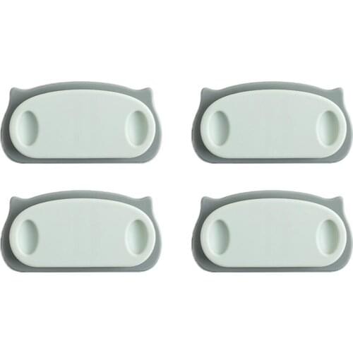 Multifunctional Stable Easy to Paste Power Plug Holder for Bathroom