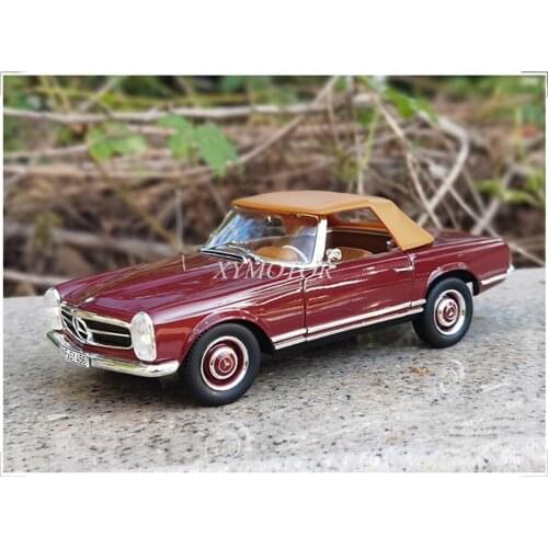 NOREV 1:18 For Benz 230 SL 1963 Convertible Metal Diecast Model Car Kids Boys Girls Toys Gifts For Display Collection Ornaments