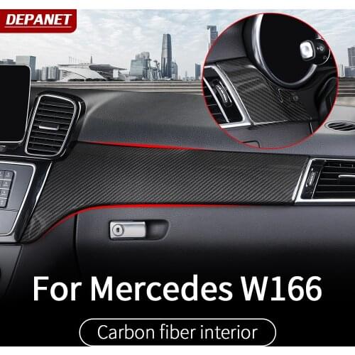 For Mercedes benz ML320 2012 GLE W166 coupe c292 350d GL x166 GLS amg control panel center console cover Interior Accessories