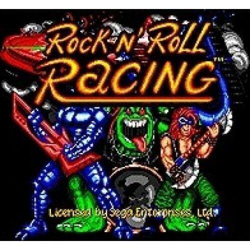 Rock N'Roll Racing 16 bit MD Game Card For Sega Mega Drive For Genesis