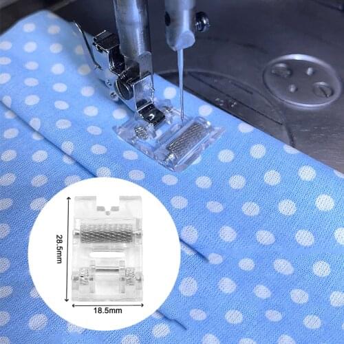 1Pc Plastic Durable low sewing machine parts roller presser foot for low shank snap on singer brother janome 2749-01