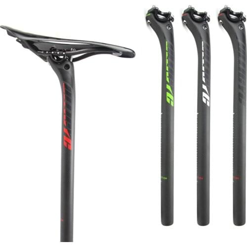 3K Carbon Fiber Bicycle Rear Floating Seatpost Carbon Seatpost Carbon Bike Cycling Parts MTB/Road Bicycle ZG308 Litepro-Ullicyc