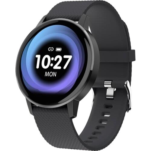 The New T4 Round Screen Smart bracelet 1.22 Touch Pedometer Waterproof Heart Rate Pressure Blood Oxygen Information Remind