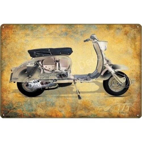 American Motorcycle Tin Signs Indian Metal Plaque Vintage Wall Decor For Garage Bar Pub Decorative Plate Ride On Painting YI-066