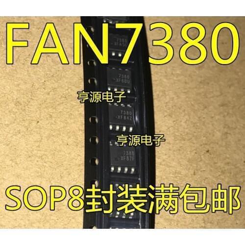 10PCS 7380 FAN7380 SOP-8