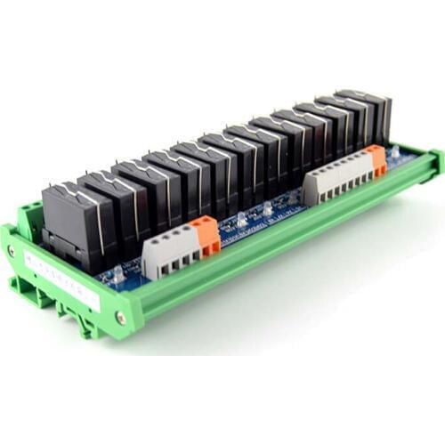12-way Fujitsu power relay H1CA24V signal output 5 pin compatible NPN / PNP relay module