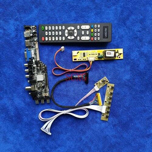 1920*1080 KIT Digital DVB 2CCFL VGA USB HDMI-compatible Controller Board 30 Pin LVDS For M240HW01/LM230WF1/LTM230HT02/LTM230HT03