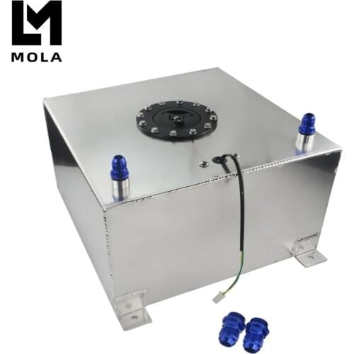 40L Aluminium Fuel Surge Tank With Cap Fuel Cell With Sensor Foam Inside PQY-TK40