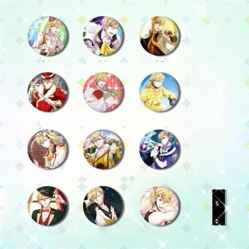 58MM IDOLiSH7 YAMATOIZUM ROKUYA NAGI Icons Pins Brooch Badges Stemma Escudo de armas Badges Gifts