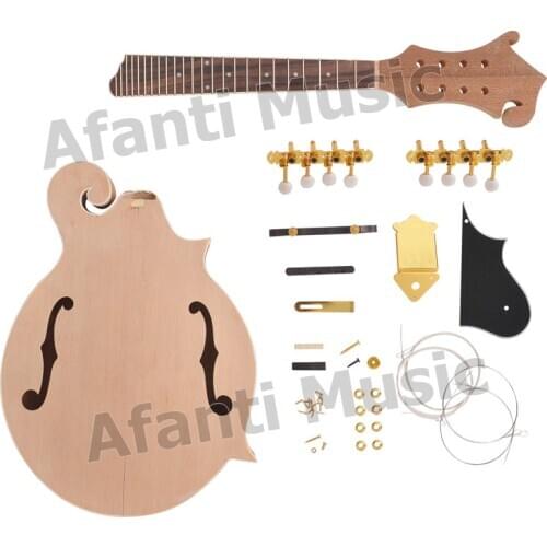 Afanti Music Spruce top F Mandolin Kit with all hardware (AMB-900KS)