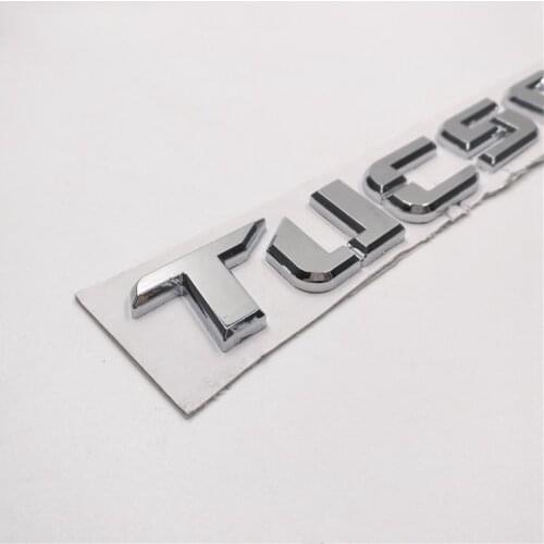JDM Car Stickers Car Accessories For Hyundai Tucson Letters Logo Decal Car Rear Gate Lid Emblem Badge Sticker Car Accessories