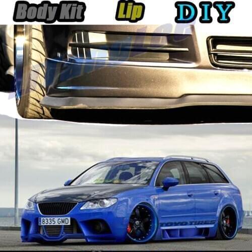 Car Bumper Lip Front Spoiler Skirt Deflector For SEAT Exeo 2008~2014 Tune Car Modified Body Kit VIP Hella Flush Lips