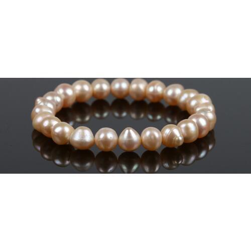 2019 New Pearl Bracelet Tricolor Natural Freshwater Pearl Charm Bangle Women Fine Jewelry Party Anniversary Gift