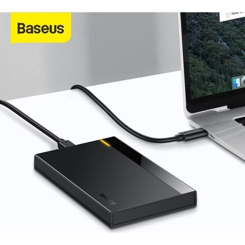 Baseus HDD Case 2.5 SATA to USB 3.0 Adapter Hard Disk Case HDD Enclosure for SSD Case Type C 3.1 HDD Box HD External HDD Caddy