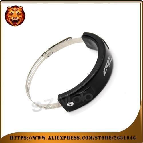 For HONDA CRF1000L CRF1000 Motorcycle Silencer Round Oval Exhaust Protector Protect Can Cover fit 100mm-140mm Accessories