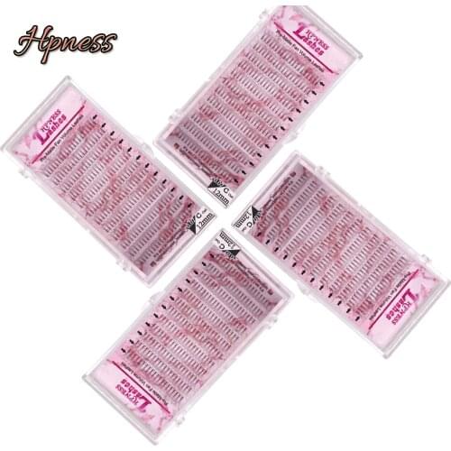 Faux 3D/4D/5D Premade Volume Fans Eyelashes Extension Long Stem Makeup Premium Silk Soft Russian Volume Lashes Cilios