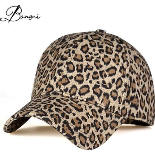New Fashion Spring Leopard Print Baseball Cap For Women Snapback Caps Summer Outdoor Sports Hip Hop Bone hats Dad Hat Men Gorras